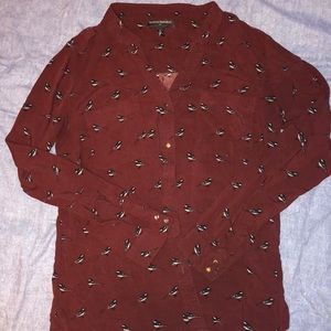 Banana Republic bird shirt